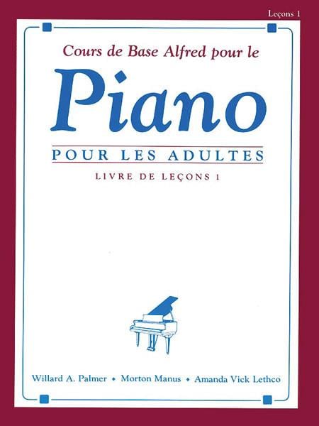 Alfred's Basic Adult Piano Course French Edition 1